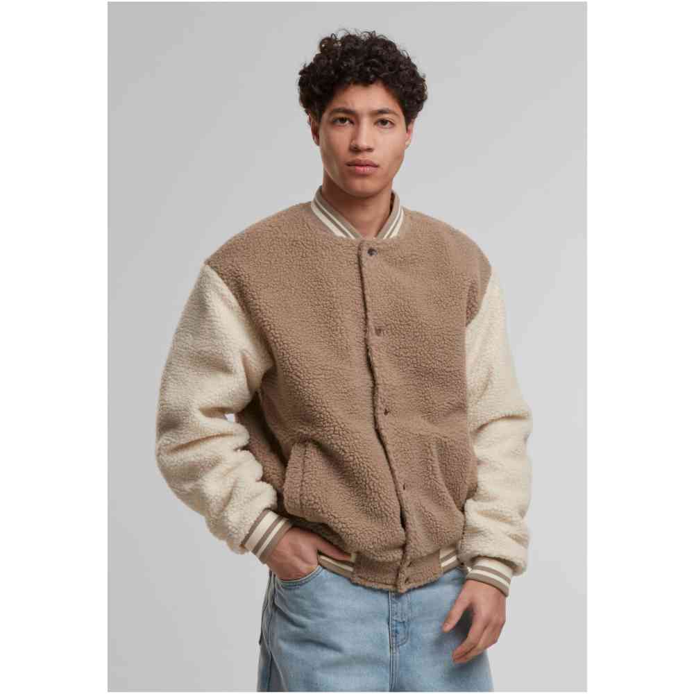 Urban Classics - Teddy College jacket - Violet